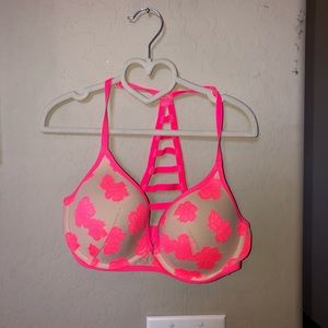 new pink bra NWOT